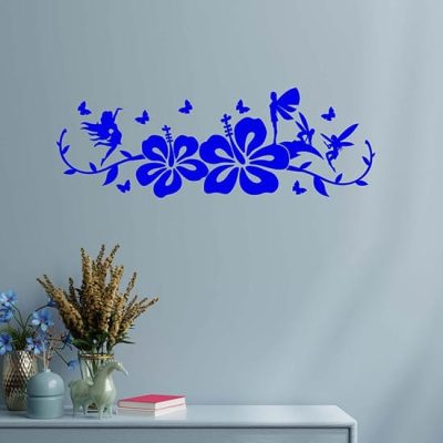 adesivi murali fiori e fatine