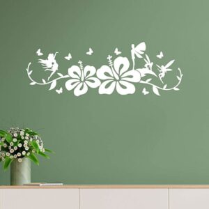 adesivi murali fiori e fatine per decorare
