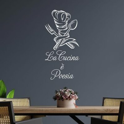 Adesivi da muro per la sala da pranzo, decorazioni murali