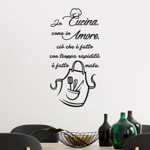 Decorazioni adesive da muro per cucina stickers murali