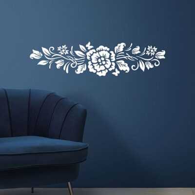 fiori adesivi da muro stilizzati stickers murali