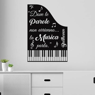 Adesivi murali musica Beethoven
