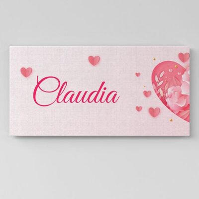 Quadri personalizzati con nomi per camera da letto quadro su tela