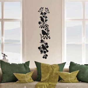 Adesivi da muro uccelli decorativi per arredare