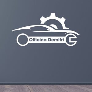 Adesivi da parete personalizzati per officine decorazioni murali