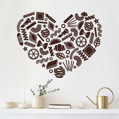 Adesivi murali pasta italiana