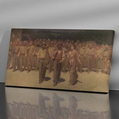 Quadro famoso il Quarto Stato di Pellizza