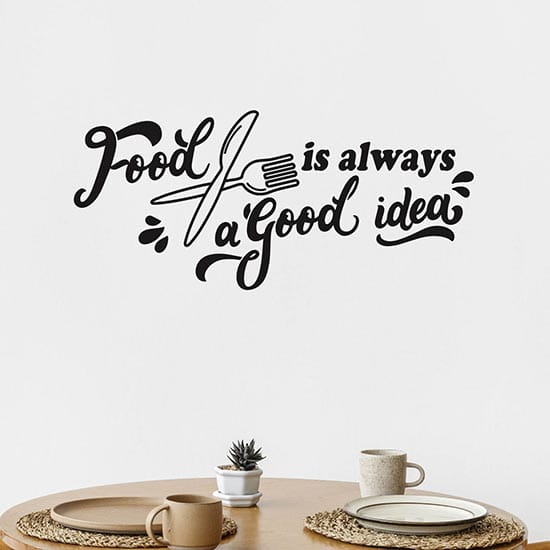 Adesivi da parete per cucina con scritte