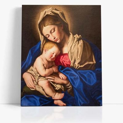 Quadro Madonna col bambino del Sassoferrato