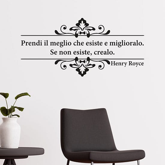 Scritte sui muri decorazioni adesive