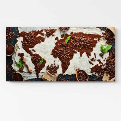 Stampa su tela quadro caffè