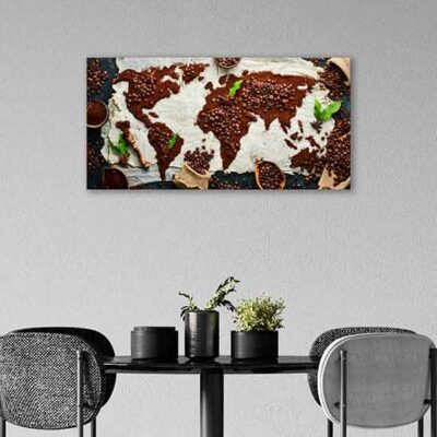 Stampa su tela quadro caffè arredo bar