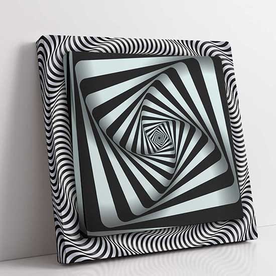 Quadri 3D astratti sovrapposti