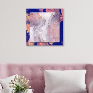 Quadro 3D astratto multilivello stampato su tela