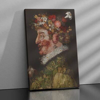 Quadro famoso Primavera di Arcimboldo stampato su tela