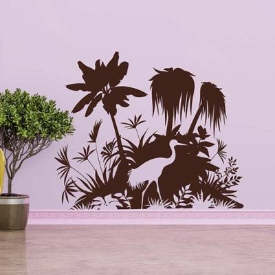 Adesivi murali alberi nella foresta