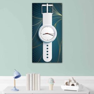Orologio da parete stampato su tela per bambini