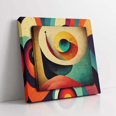 Quadro 3D arte astratta multilivello 2 quadri moderni sovrapposti