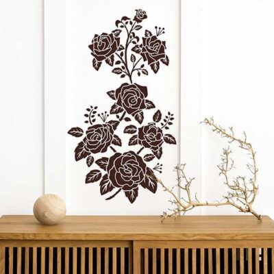 Fiori adesivi da muro decorativi