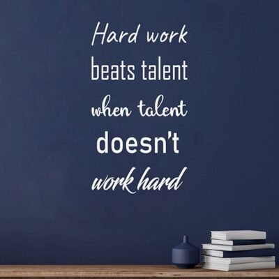 Frase motivazionale adesiva murale adesivi da parete