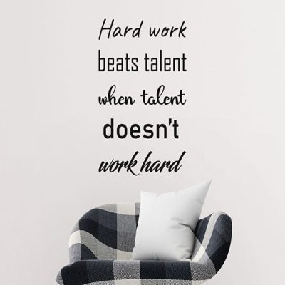 Frase motivazionale adesiva murale wall stickers