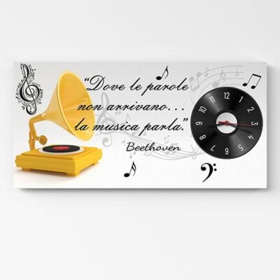 Orologio da parete moderno su tela