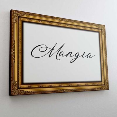 Quadri con scritte stampati su tela da appendere