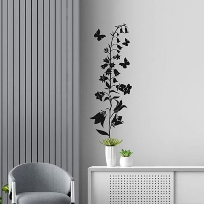 Fiori verticali stickers murali