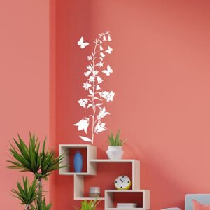 Fiori verticali stickers murali per decorare