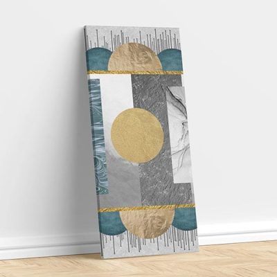 Quadro astratto geometrico su tela