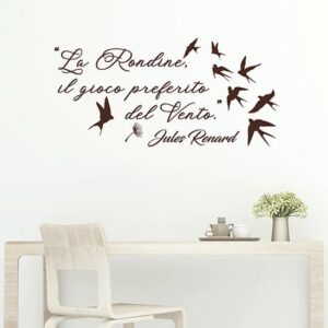 Scritte adesive da parete di Jules Renard