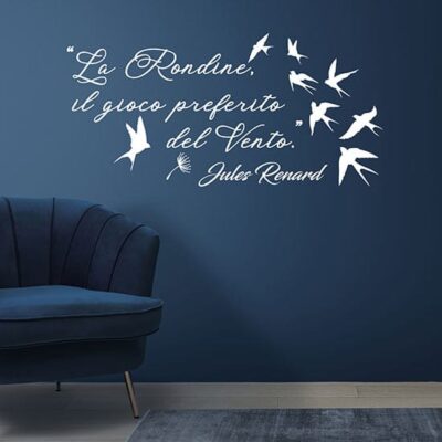 Scritte adesive da parete di Jules Renard wall stickers