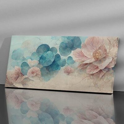 Stampa su tela con fiori quadro moderno da appendere