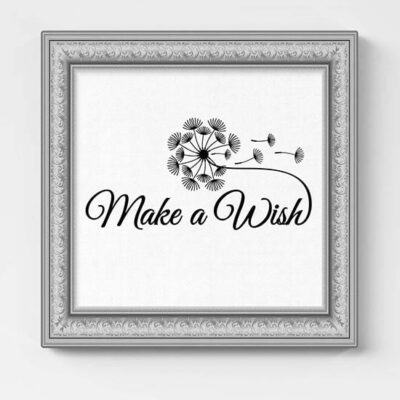 Stampa su tela make a wish quadro moderno