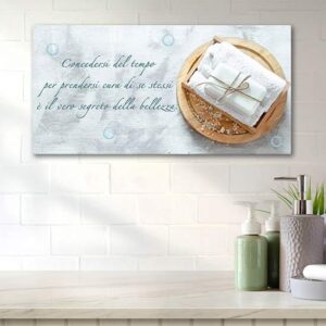 Stampa su tela moderna per bagno