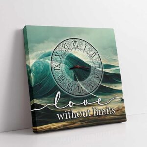 Orologio da parete dipinti moderni stampati su tela