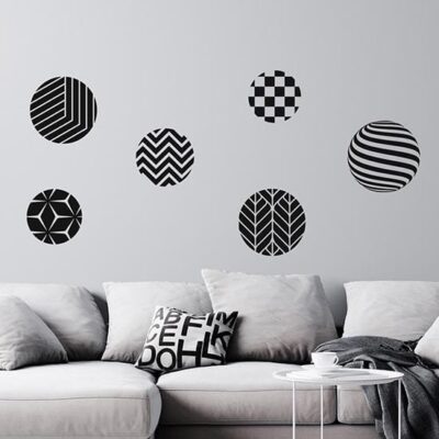 Wall stickers sfere moderne adesivi da parete