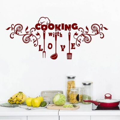 Decorazione adesiva per cucina cooking stickers