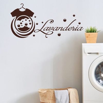 Adesivi da parete lavanderia per decorare