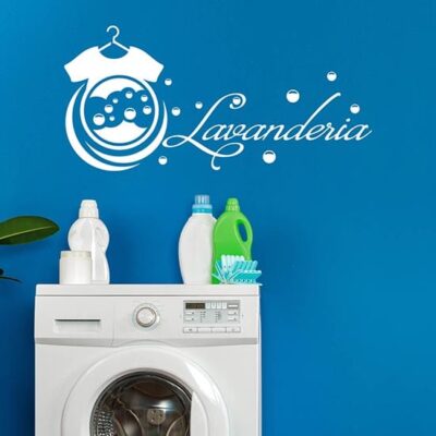 Adesivi da parete lavanderia per decorare stickers murali