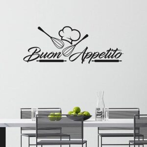 Adesivo murale buon appetito