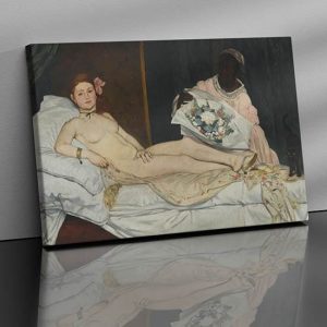 Quadro famoso Olympia di Manet