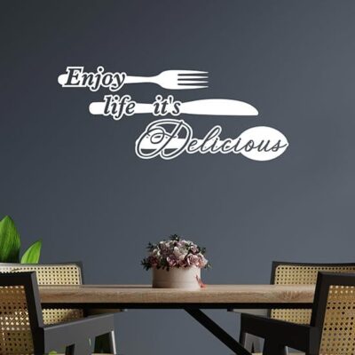 Adesivi da parete cucina arredo scritte murali