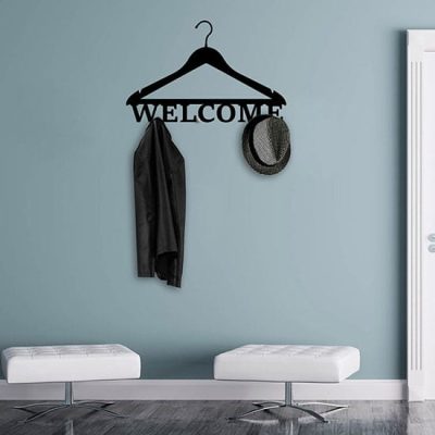 Appendiabiti adesivi murali welcome