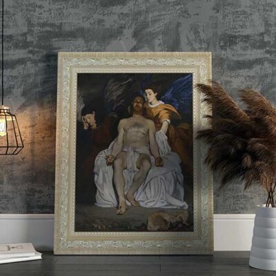 Quadro di Manet Cristo morto e due angeli