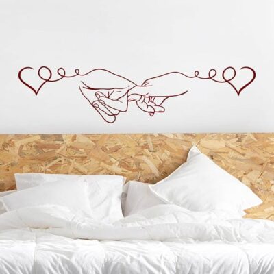 Disegno adesivo per camera da letto sticker love