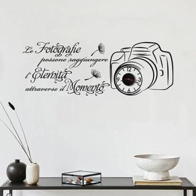 Orologio da parete con frase fotografia