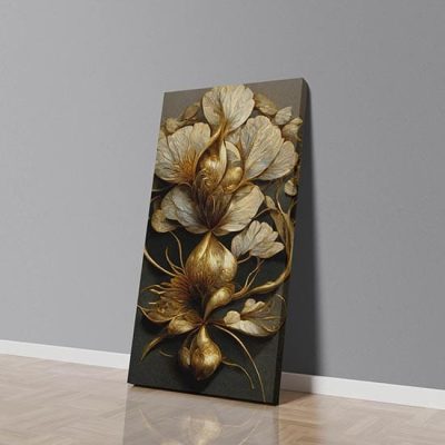 Quadro su tela astratto verticale