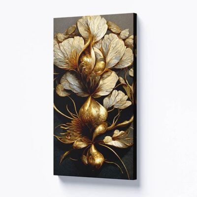 Quadro su tela astratto verticale arredo da parete