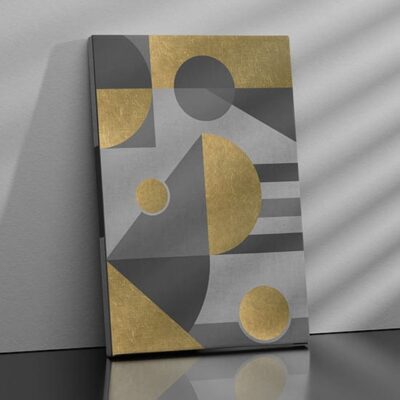 quadro astratto geometrico moderno su tela